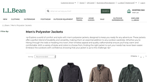 L.L. Bean - Men's Polyester Jackets