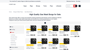 LOOKAH - High Quality Gas Mask Bongs