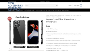 LovingCase - Impact Crystal Clear iPhone Cases
