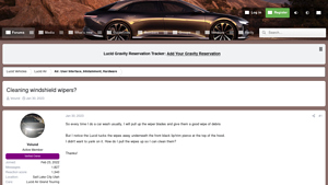 Lucid - Air Windshield Wipers