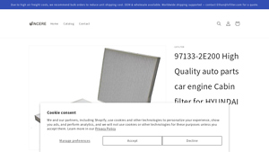HYUNDAI - 97133-2E200 Cabin Filter