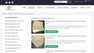 BMPaper - CCKB Food Grade Paperboard