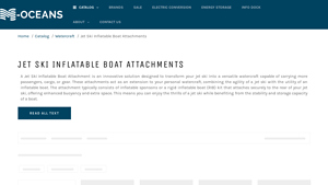 M-Oceans - Jet Ski Inflatable Boat Attachment