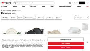 Macy's - Elegant Dinnerware
