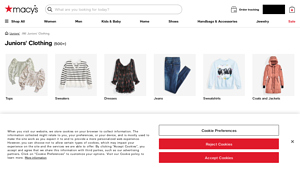 Macy's - Juniors & Teen Clothing