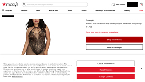 Dreamgirl - Plus Size Fishnet Body Stocking