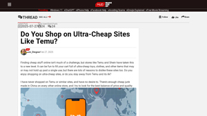 Temu - Ultra-Cheap Household Items