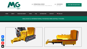 Malavasig - Mini Asphalt Pavers & Emulsion Sprayers
