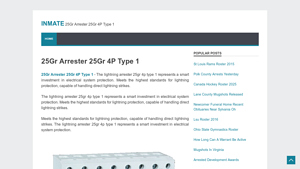 Britec Electric - 25Gr Arrester Type 1