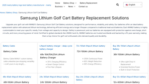 MANLY - Samsung Lithium Golf Cart Battery Replacement