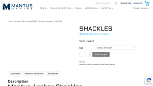 Mantus Marine - Anchor Shackles