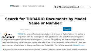 TIDRADIO - 2BED7-OS