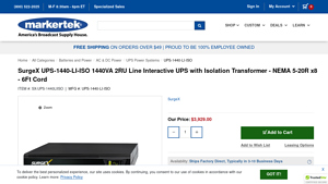 SurgeX - UPS-1440-LI-ISO