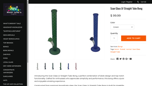 Mary Janes HQ - Scan Glass LV Straight Tube Bong