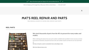 Mat's Reel Repair - Fishing Reel Parts and Services