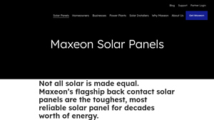 Maxeon - Solar Panels