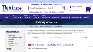 MaxiAids - Talking Watches