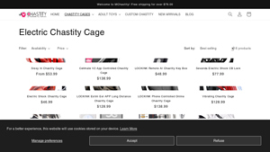 MChastity - Electric Chastity Cage