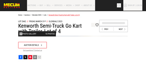 Kenworth - Semi-Truck Go Kart Lot Z442