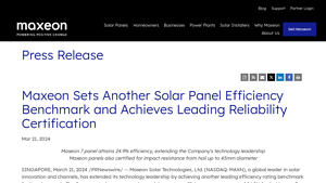 Maxeon - Maxeon 7 Solar Panel