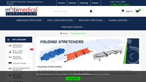 Medical Stretchers - 1A1 Aluminum Folding Stretcher