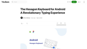 Hexagon - Hexagonal Keyboard for Android