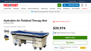 Aurora MFG - HydroAire Air Fluidized Therapy Bed