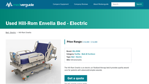 HILL-ROM - Hill-Rom Envella Bed