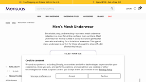 Mensuas - Men's Mesh Underwear Collection
