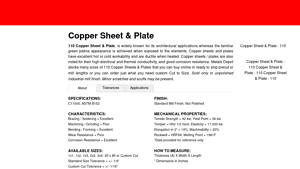 MetalsDepot® - Copper Sheet & Plate