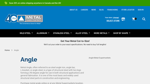 Metal Supermarkets - Metal Angle