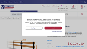 Mezzanines Online - Loft Bed Railing Extension