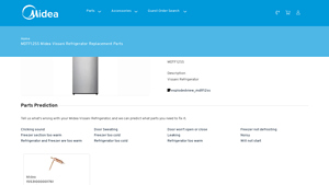 Midea - Vissani Refrigerator Parts