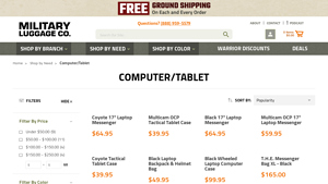Military Luggage - Key Products