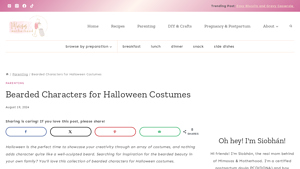 Mimosas and Motherhood - Bearded Halloween Characters