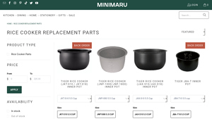 MINIMARU - Rice Cooker Replacement Parts