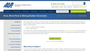 Minor Rubber - Oval Rubber Grommets