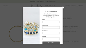 Misa Jewelry - Full Circle Big Hoops