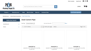 MNPLBG Supply - Corrugated Steel Culvert Pipes