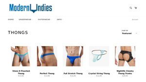 Modern Undies - Show-It Pouched Thong