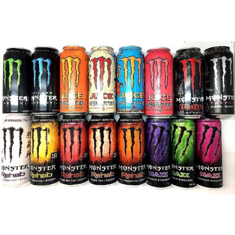 A stock image illustrating monster energy drink buy bulk concepts