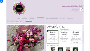 Purple Lily by Karen - LOVELY SHINE