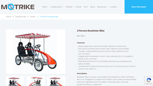 Motrike - 2 Person Roadster Bike