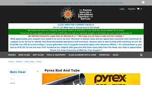 Pyrex - Pyrex Rod and Tube