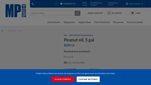 MPBio - Peanut Oil 5 Gallon