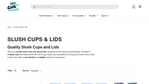 Mr Cool It - Slush Cups with Lids