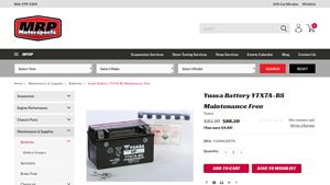Yuasa - YTX7A-BS Maintenance Free Battery