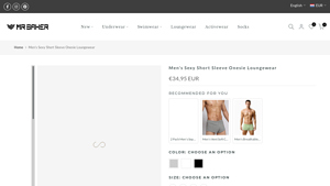 Mrsaker - Men's Sexy Short Sleeve Onesie Loungewear
