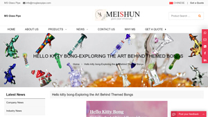 msglasspipe - Hello Kitty Bong