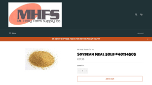 MTHolly Supply Co - Soybean Meal 50lb